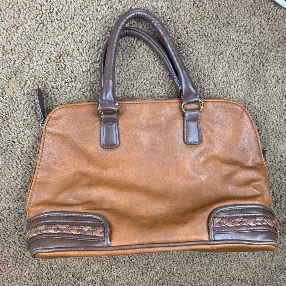 Bueno Brown Tote Shoulder Bag